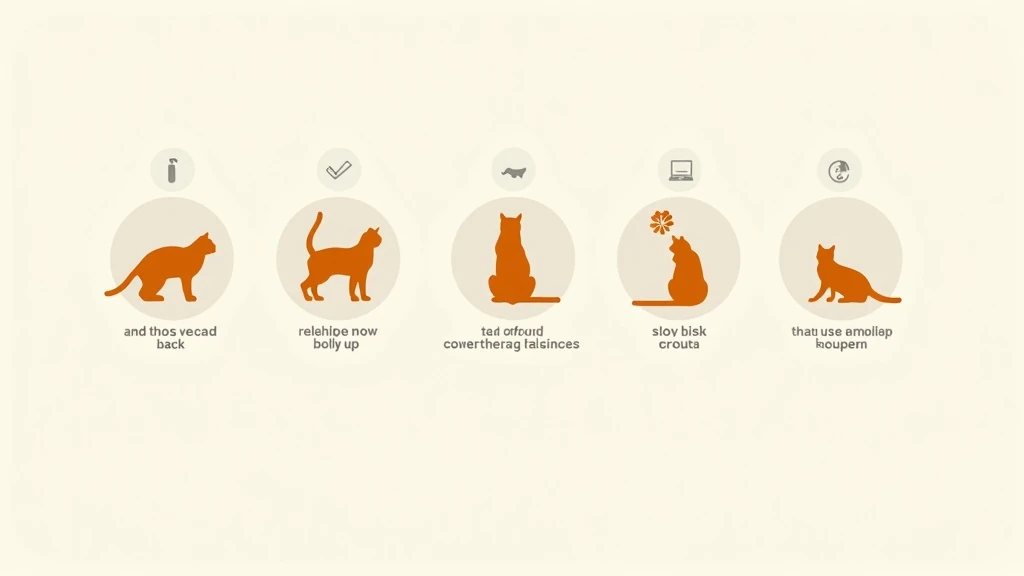 Macskatestbeszéd infografika öt pózzal színes
