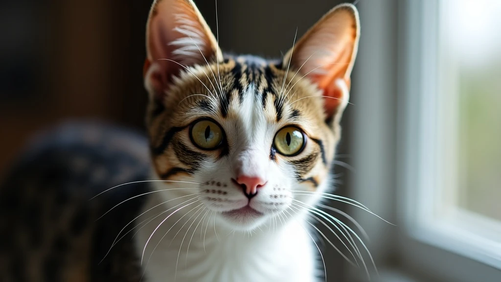 Közelkép fül-szem-bajusz fókusz