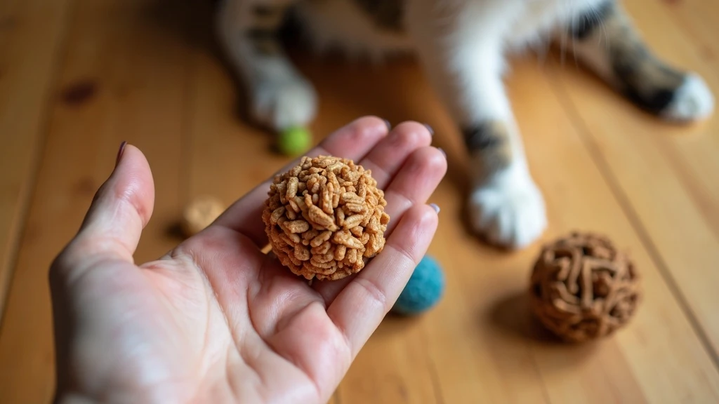 Változatos macskajátékok a padlón