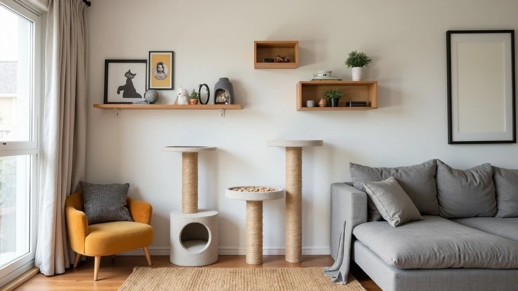 Gazdagított macskaotthon inspiráció